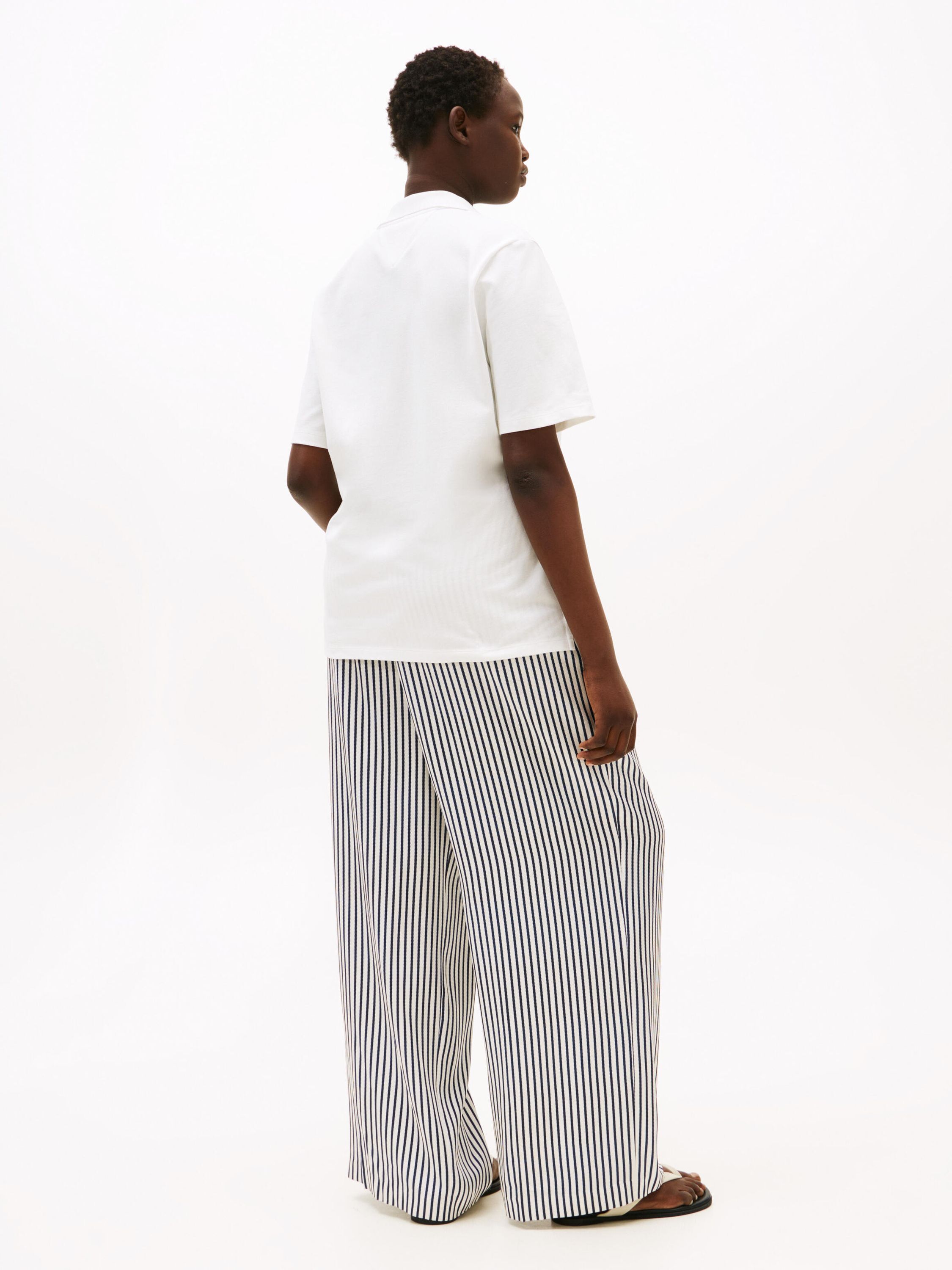 Poloshirt aus Baumwolle - YBL-WHITE - Weiß