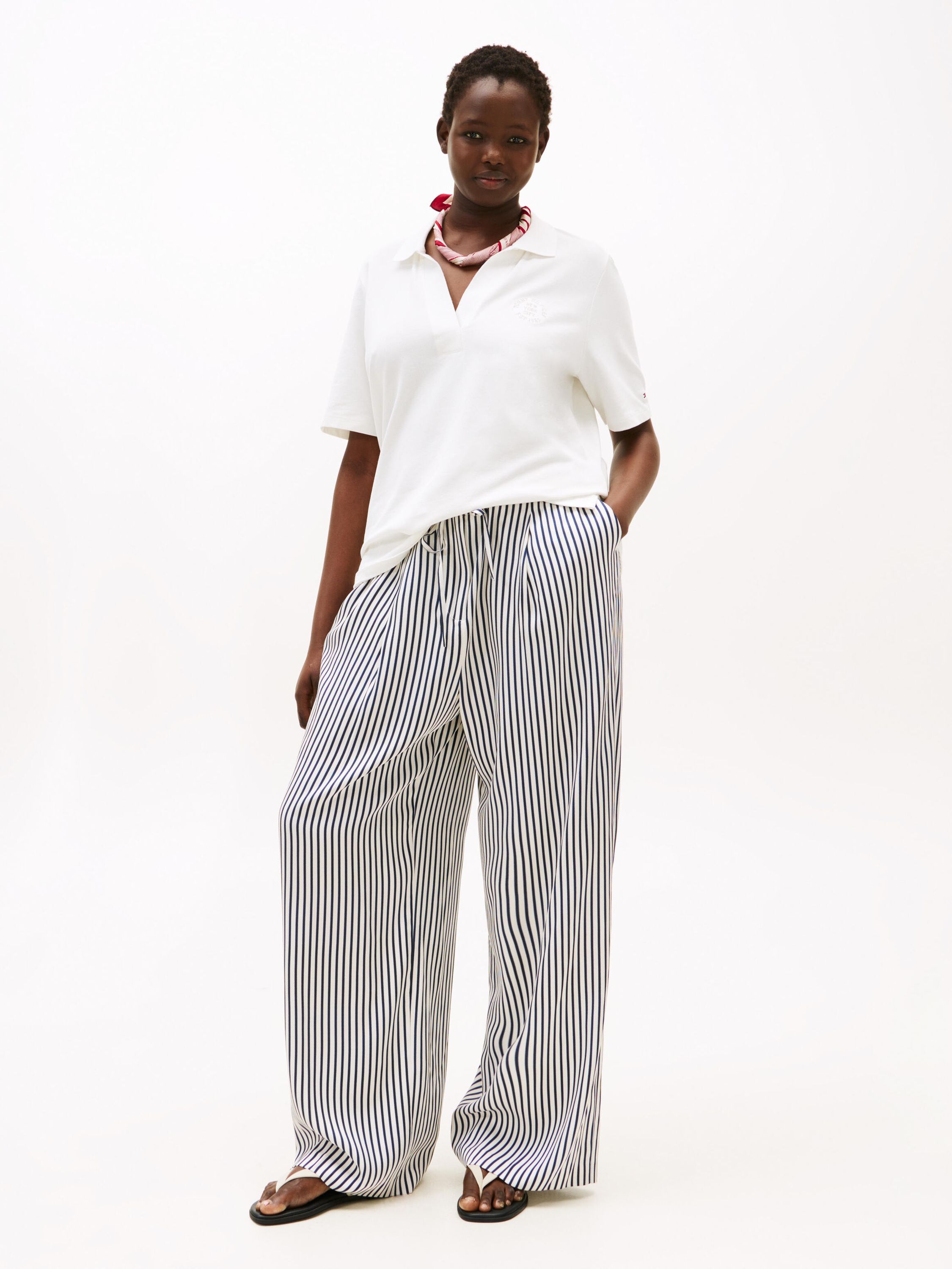 Poloshirt aus Baumwolle - YBL-WHITE - Weiß