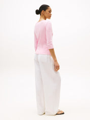 Langarmshirt aus Baumwolle - TOL-PINK - Rosa