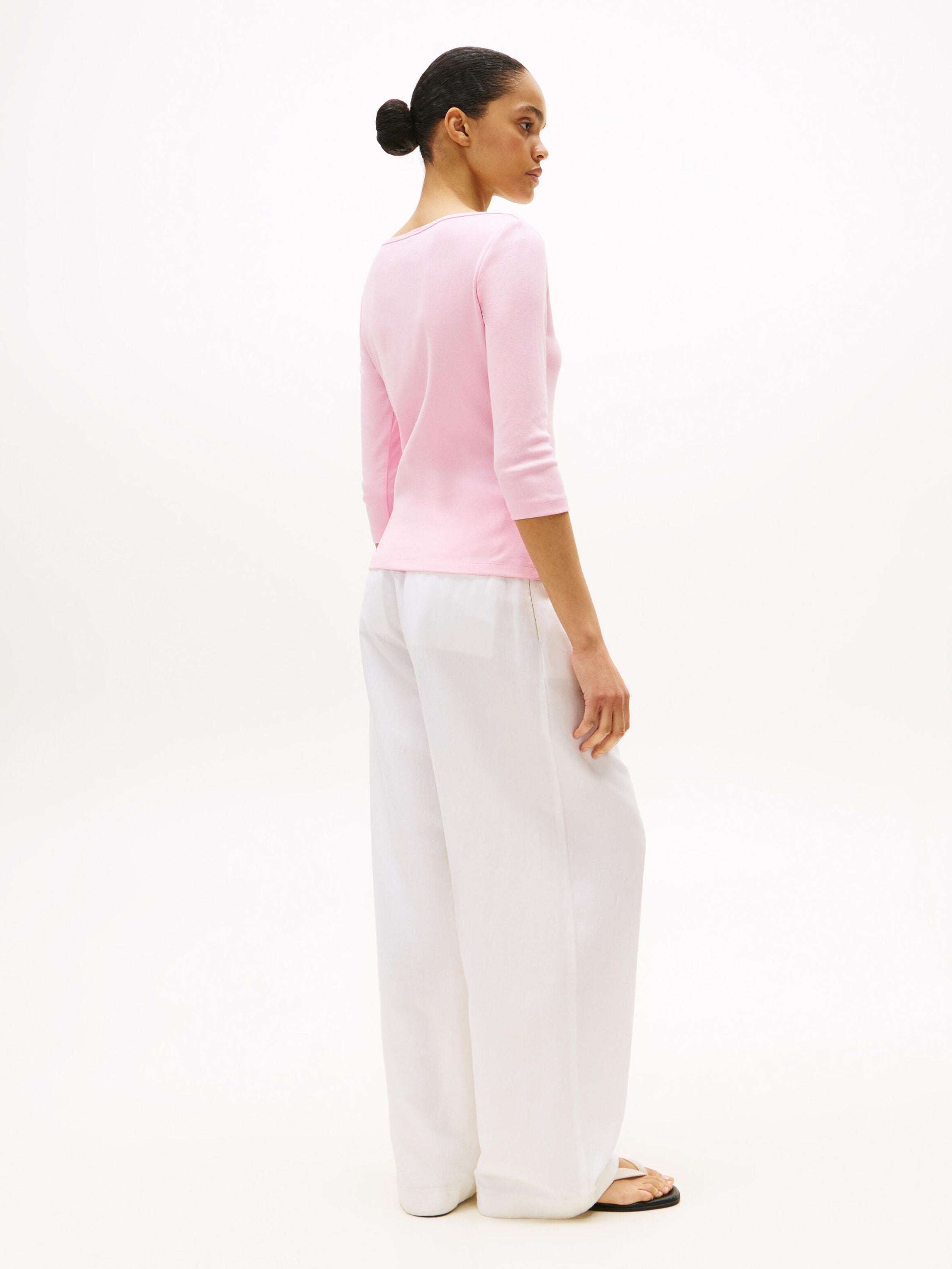 Langarmshirt aus Baumwolle - TOL-PINK - Rosa