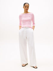 Langarmshirt aus Baumwolle - TOL-PINK - Rosa