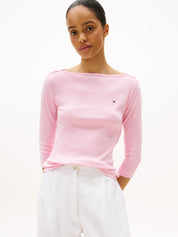 Langarmshirt aus Baumwolle - TOL-PINK - Rosa