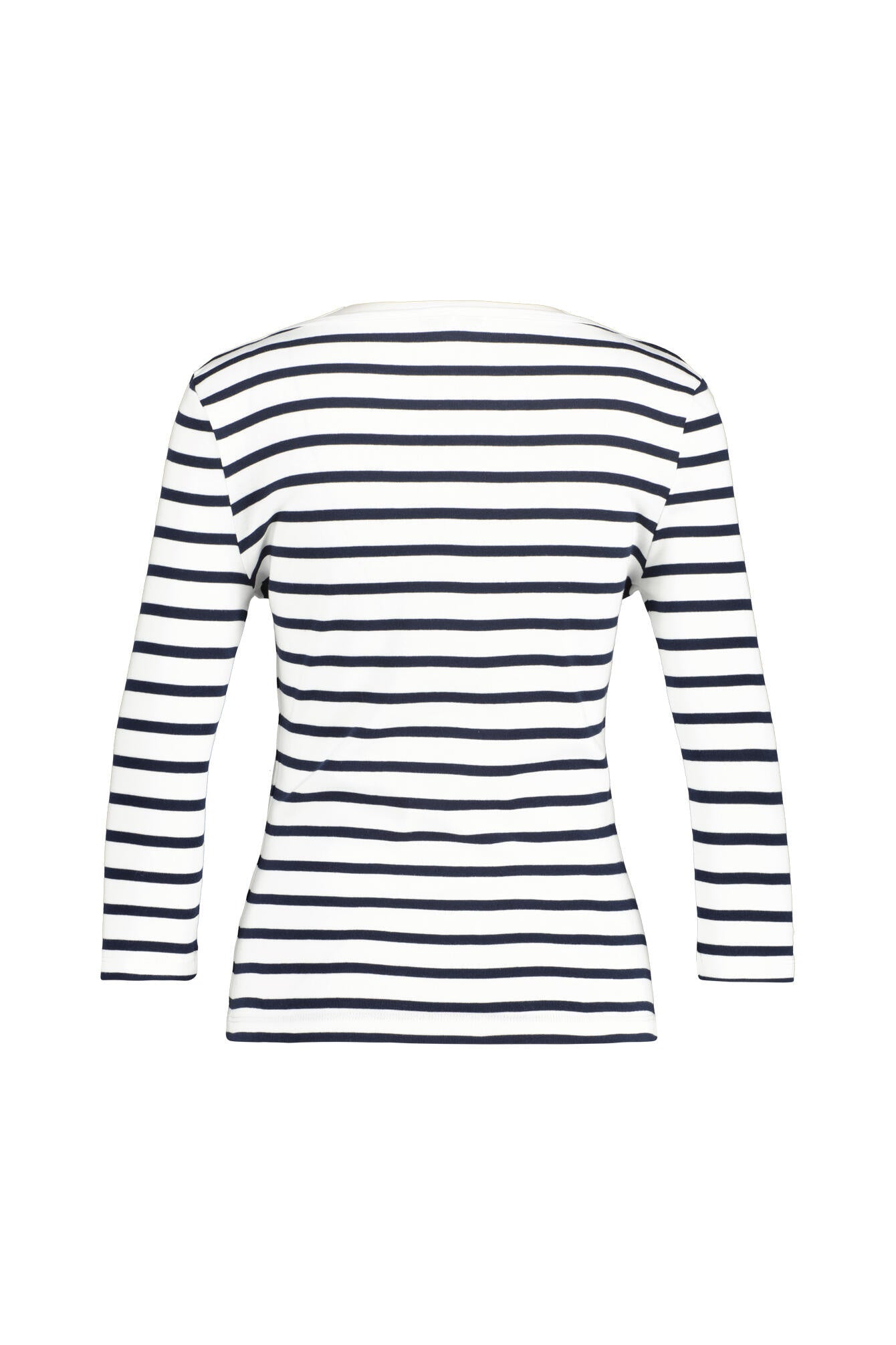 Langarmshirt - 03L-WHITE - Weiß | Blau