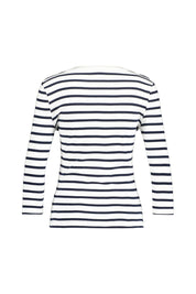 Langarmshirt - 03L-WHITE - Weiß | Blau