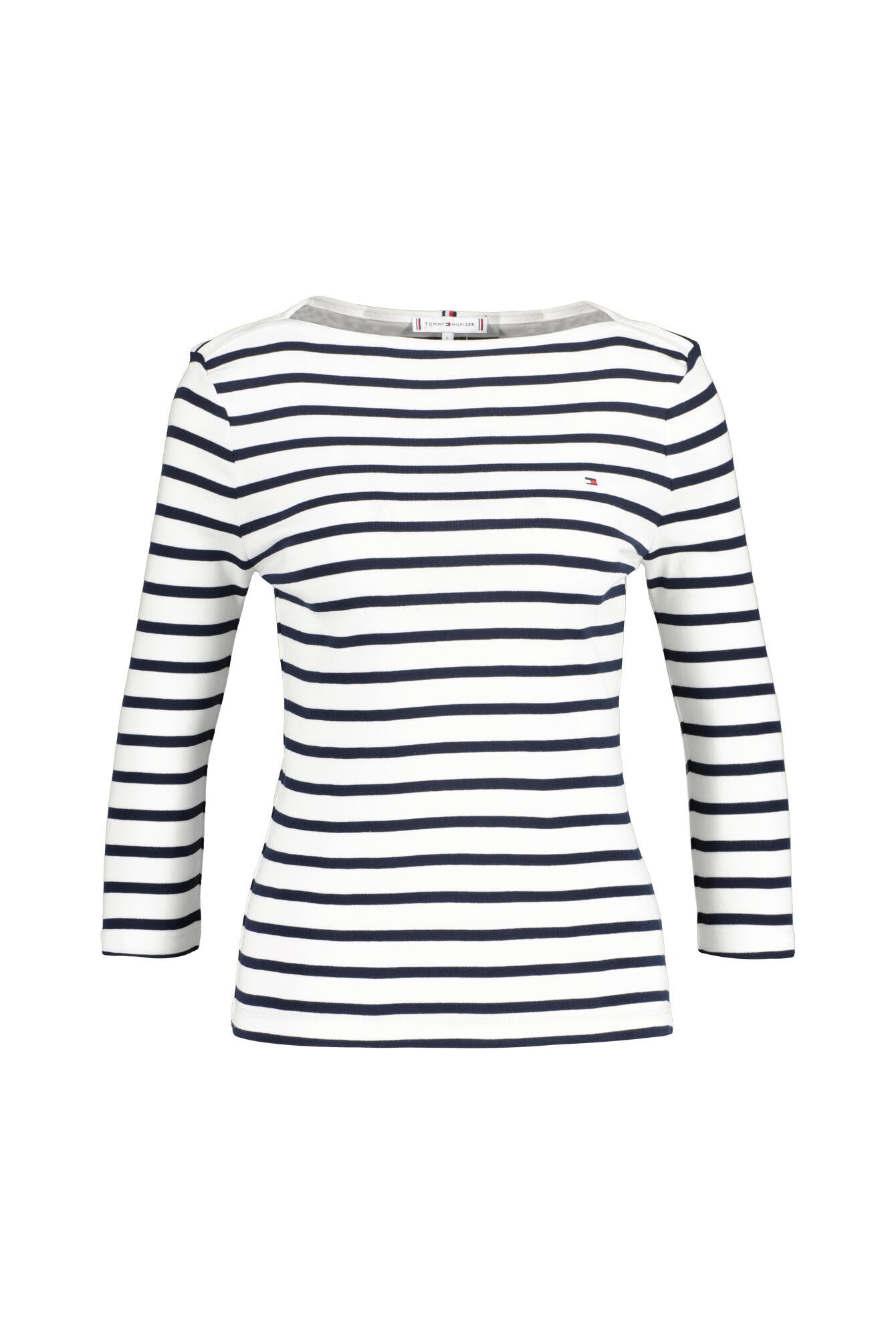 Langarmshirt - 03L-WHITE - Weiß | Blau