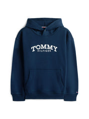 Sweathoodie aus Baumwollmix - C1G-BLUE - Blau