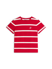 T-Shirt aus Baumwolle - 0E2-RED - Rot