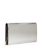 Schultertasche ICON FLAP - PE6-GREY - Silber