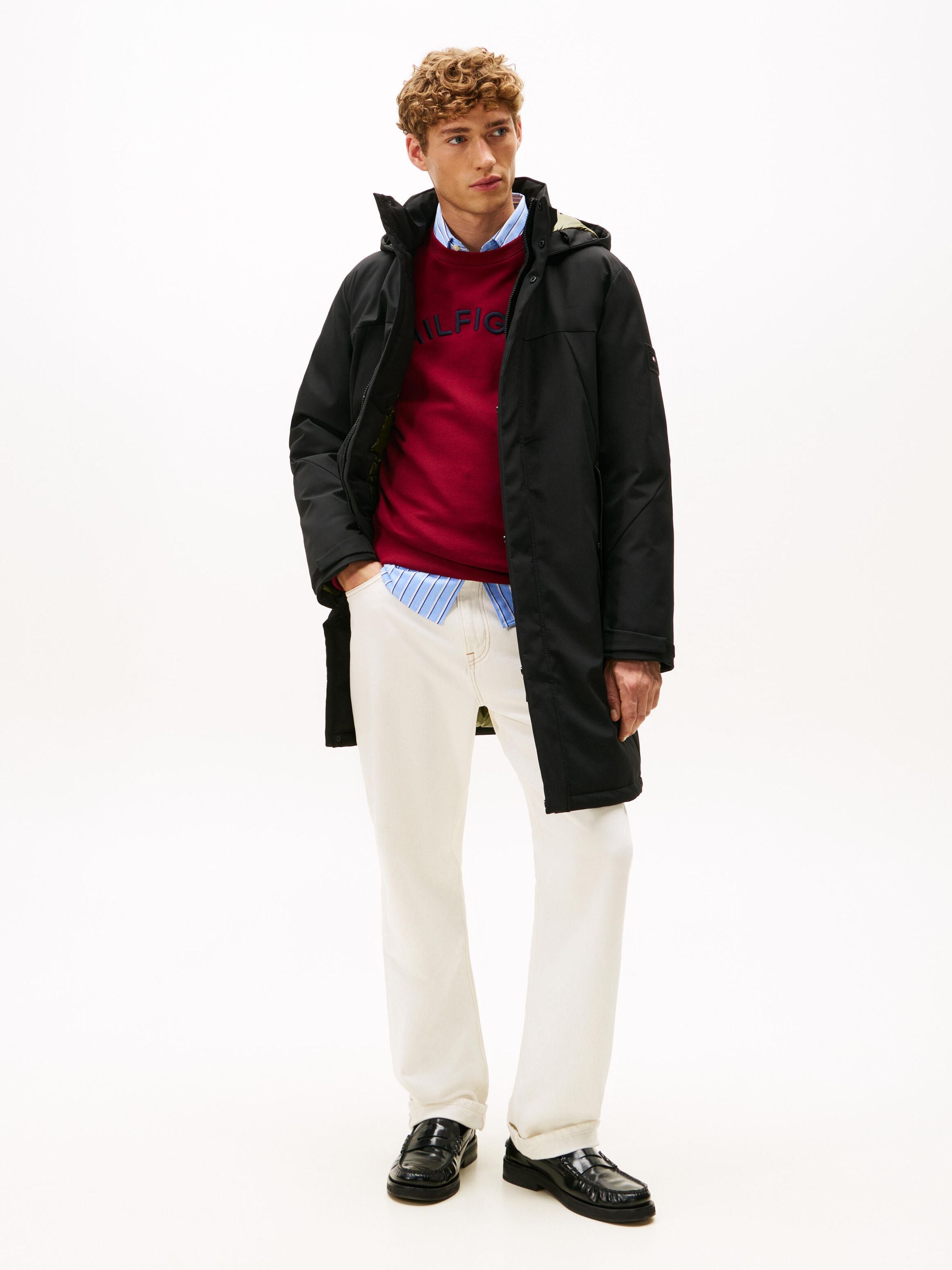 Parka mit Kapuze - BDS-BLACK - Schwarz