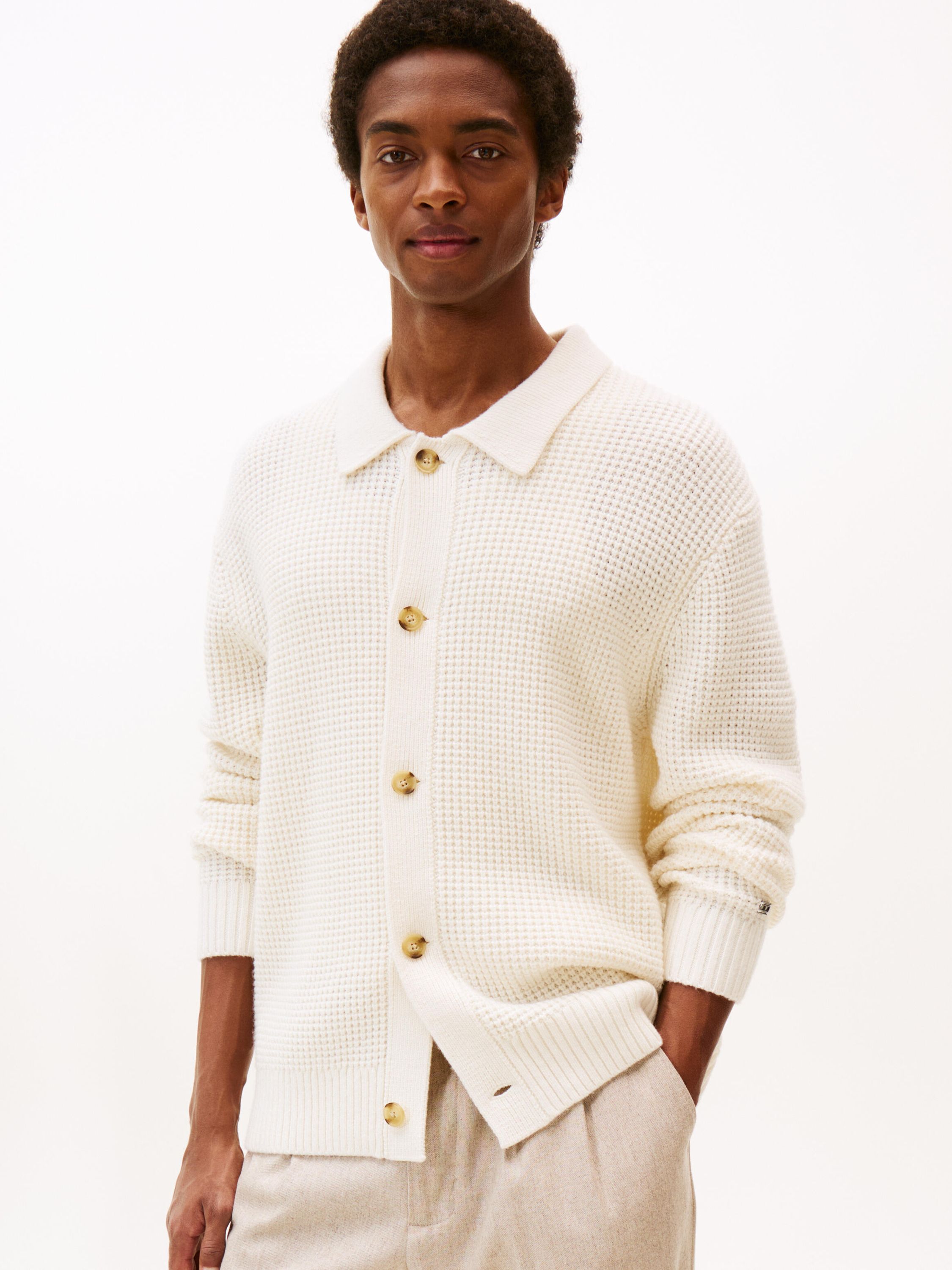 Cardigan - Z00-YELLOW - Creme