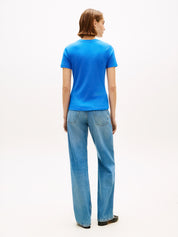 T-Shirt CODY Slim Fit - C4U-BLUE - Blau