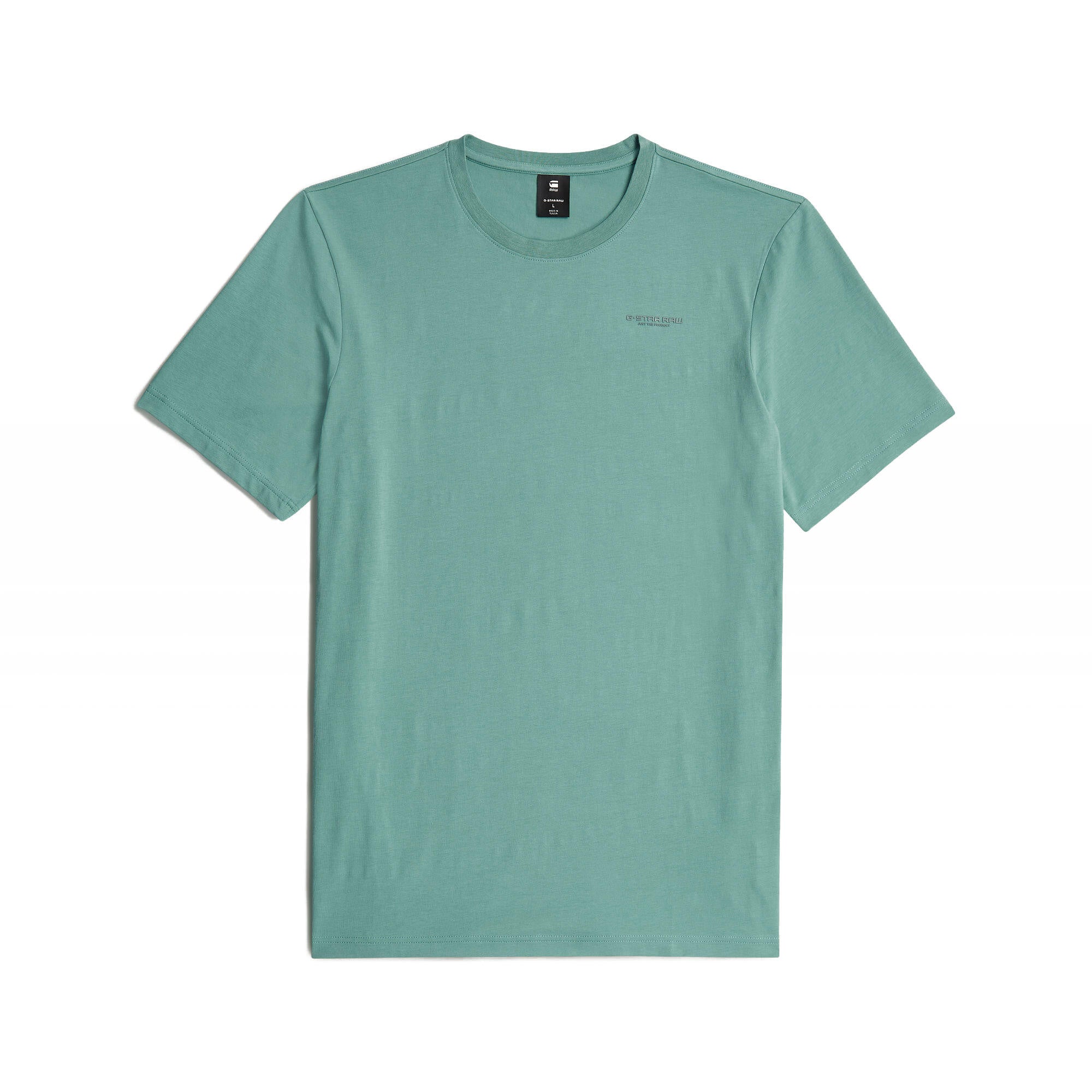 T-Shirt Slim Fit - H868-mineral blue - Türkis