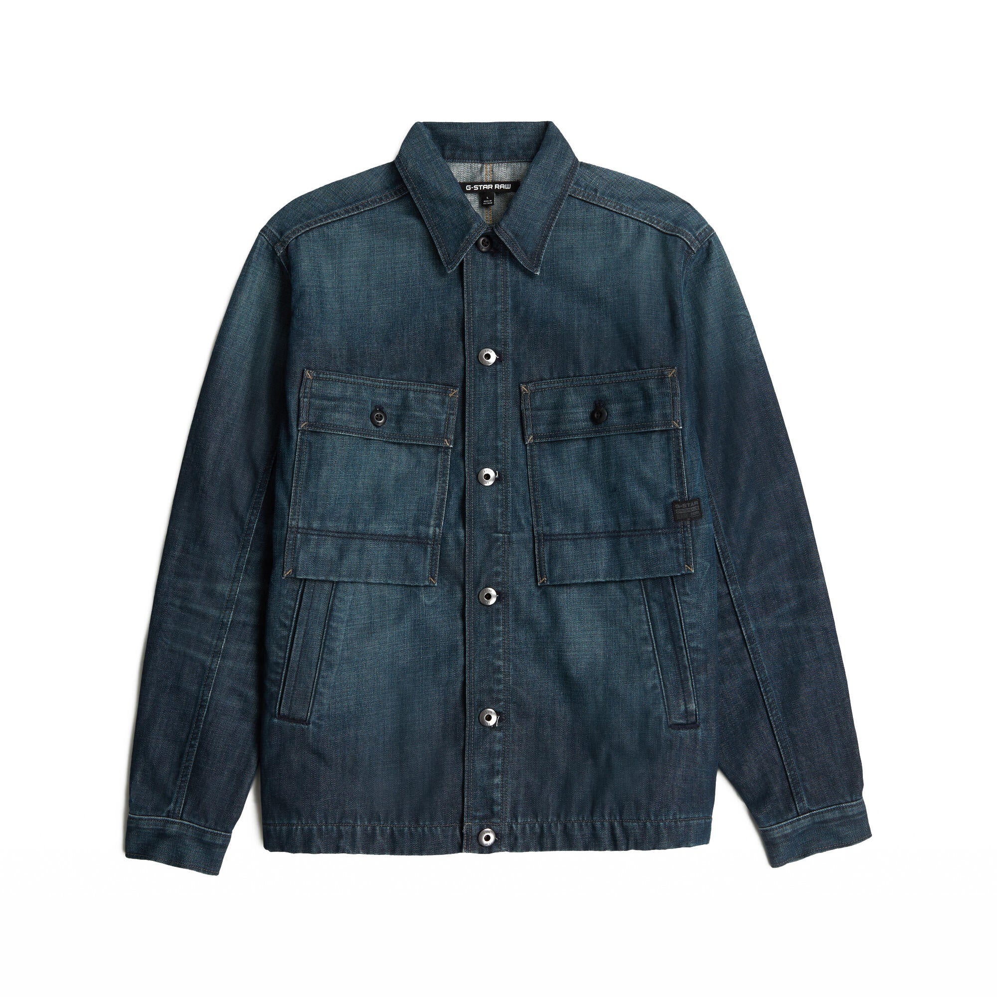 Jeansjacke MOSA - J174-antique jadeite green - Blau