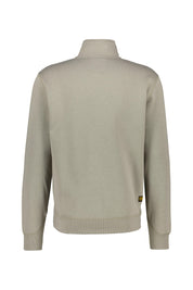 Sweatshirtjacke aus Baumwollmix - G106-elephant skin - Grau