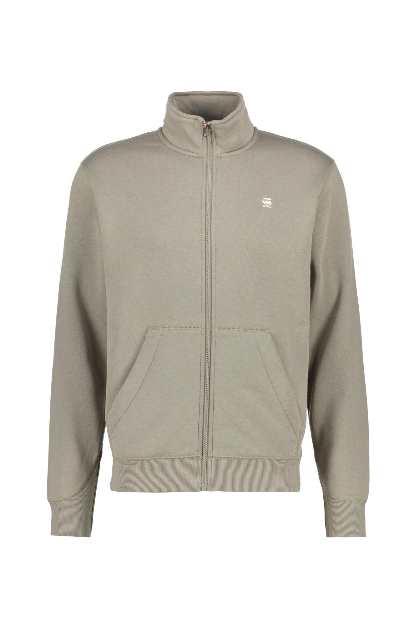 Sweatshirtjacke aus Baumwollmix - G106-elephant skin - Grau