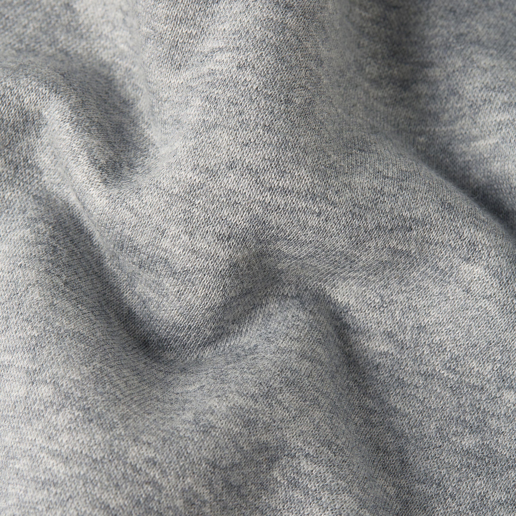 Sweatshirtjacke aus Baumwollmix - 8073-medium grey htr - Grau