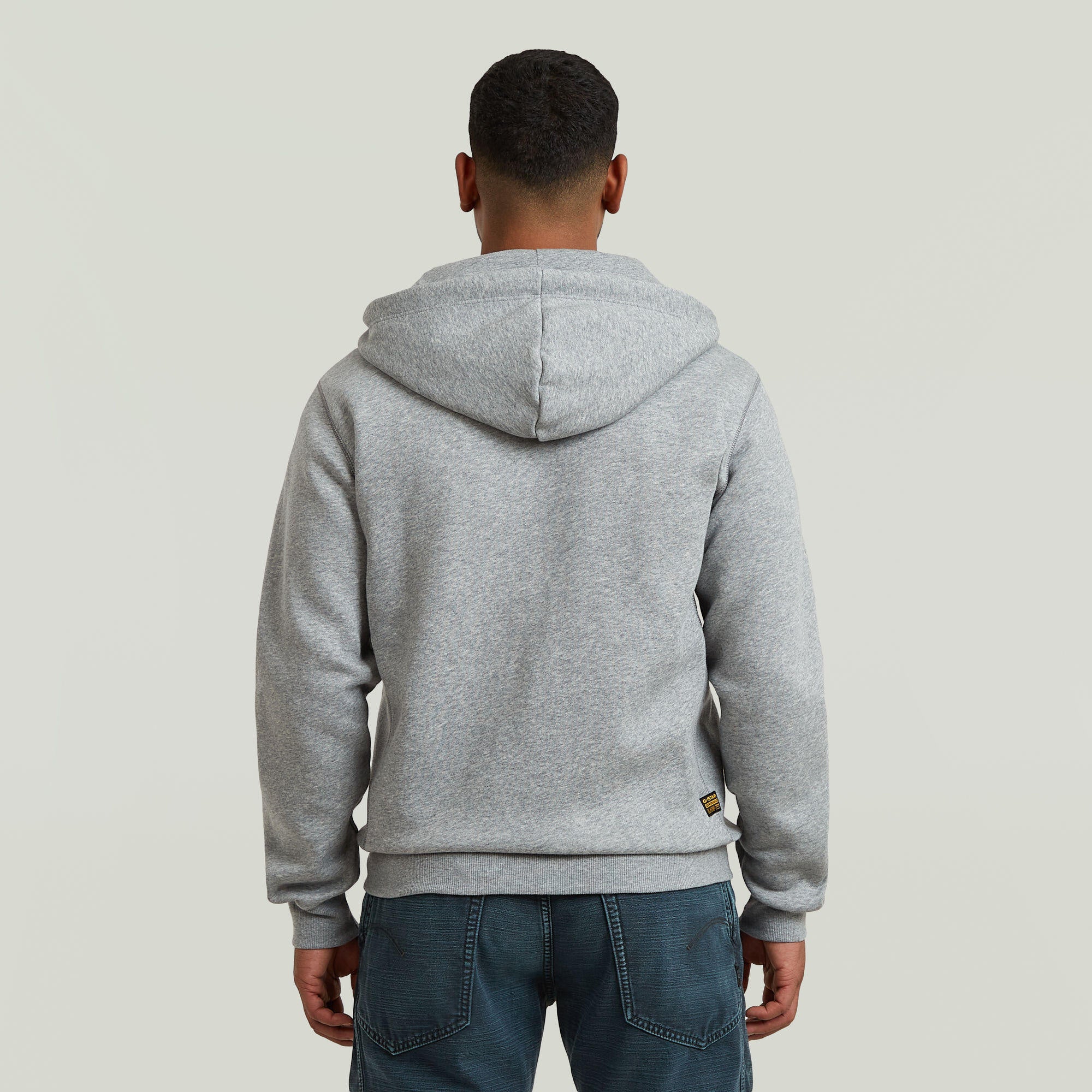 Sweatshirtjacke aus Baumwollmix - 8073-medium grey htr - Grau