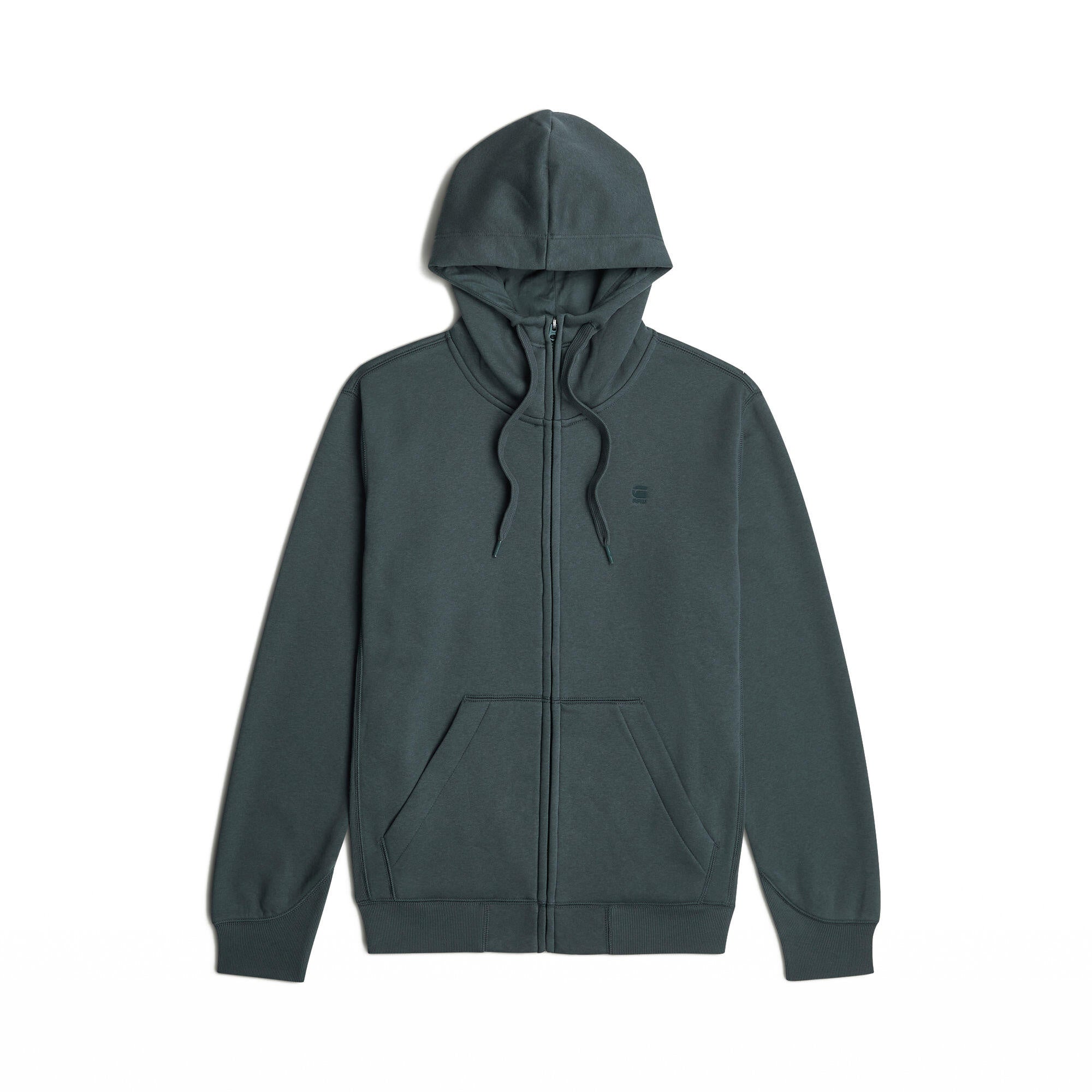 Sweatshirtjacke aus Baumwollmix - 863-fantem blue - Blau