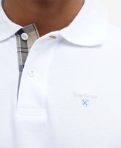 Poloshirt TARTAN PIQUE - WH11-White/D - Weiß