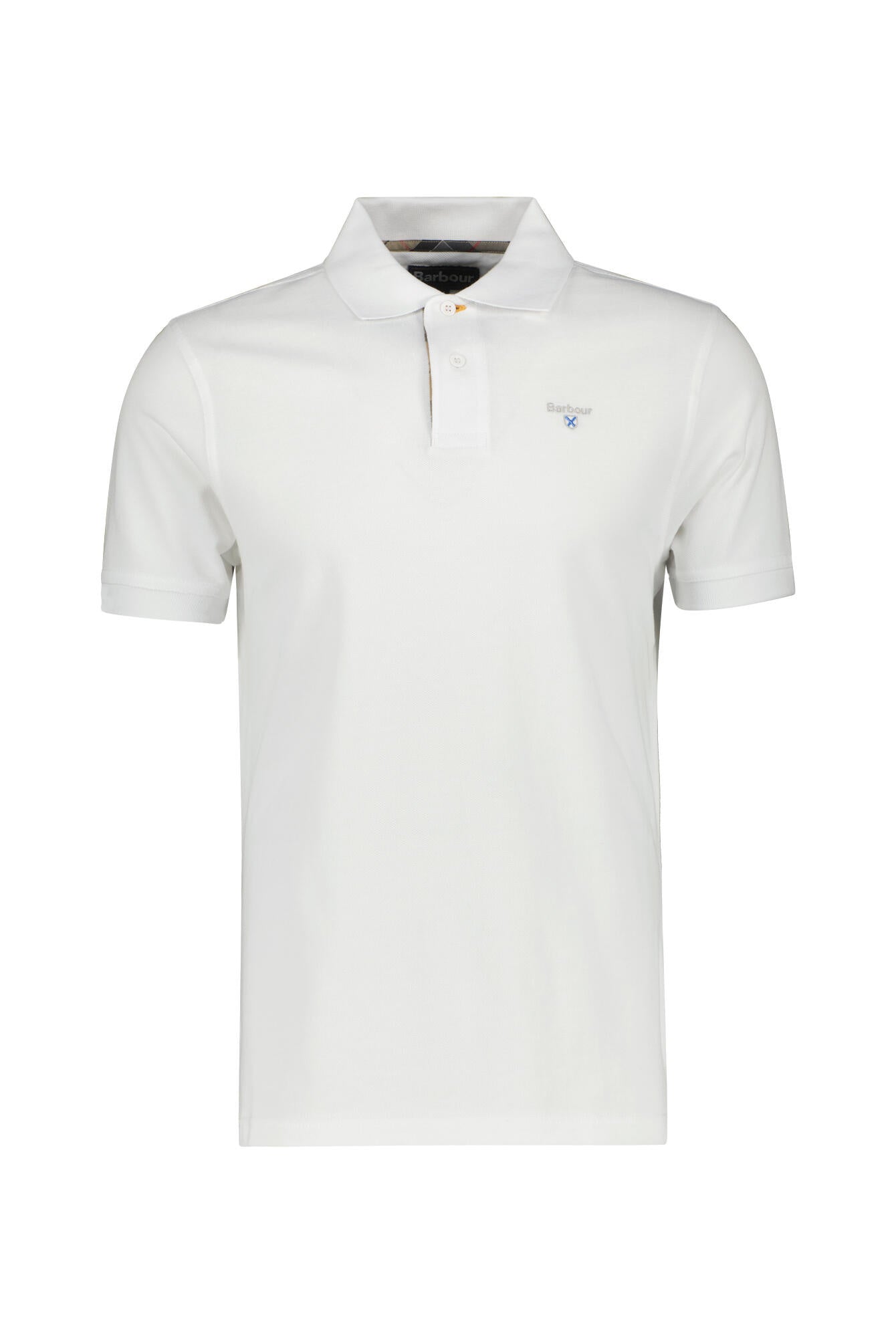 Poloshirt TARTAN PIQUE - WH11-White/D - Weiß