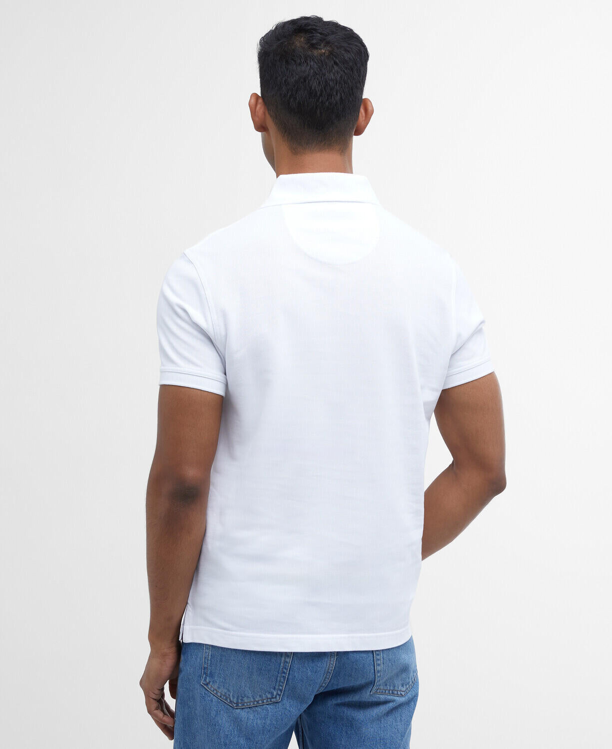 Poloshirt TARTAN PIQUE - WH11-White/D - Weiß