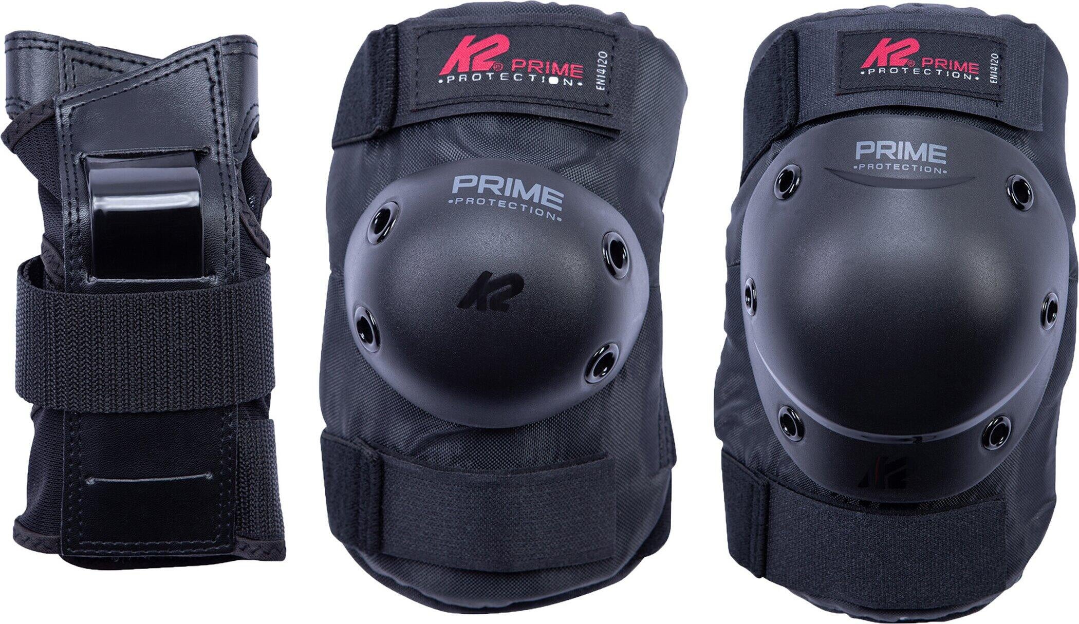 Schonerset Handgelenk-,Knie-, und Ellbogenschoner PRIME - 1-black - red