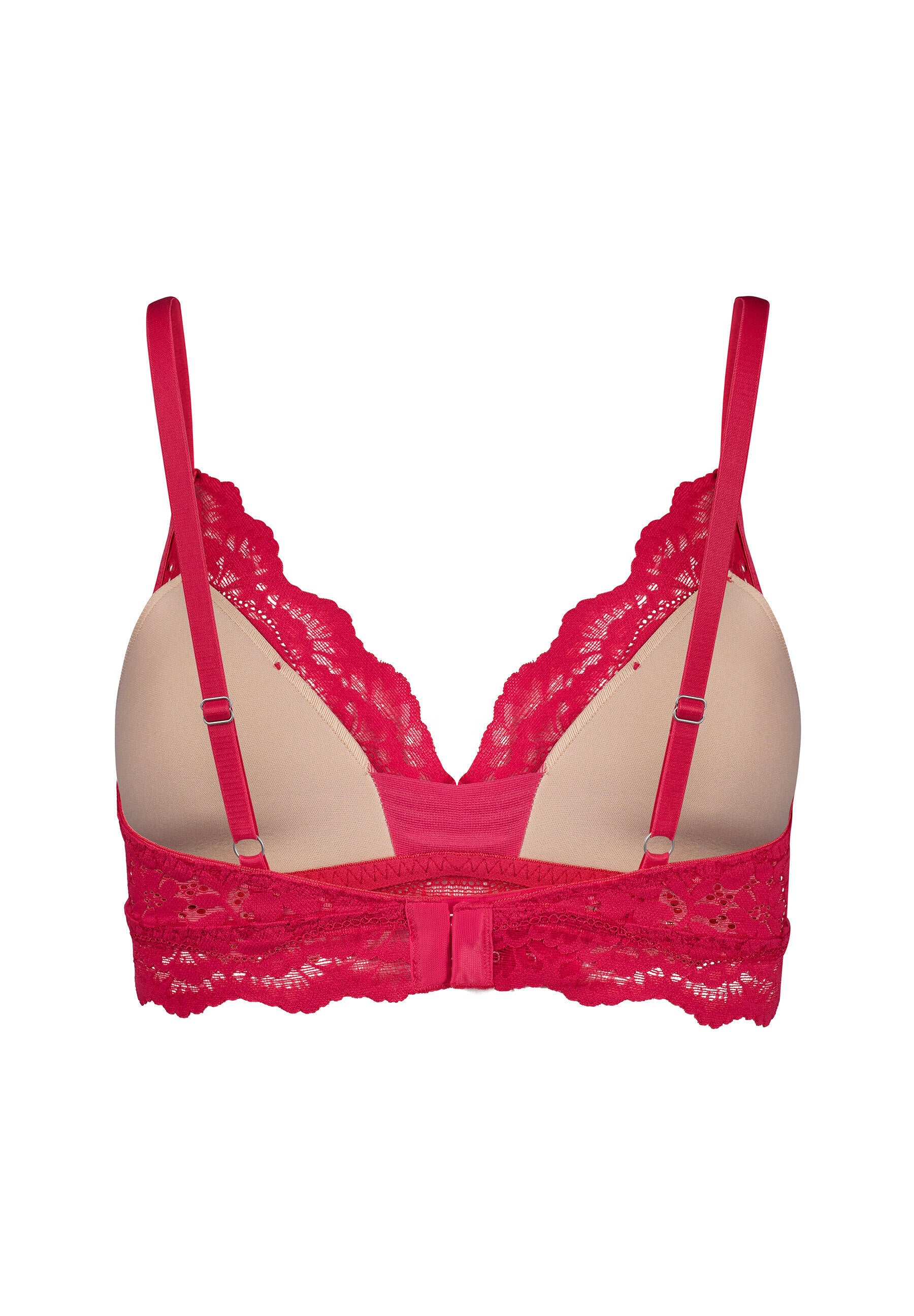 Triangel BH gepaddet - S554-be red - Rot