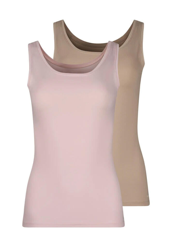 Tanktop DP aus Baumwolle - S974-lilacgoat selection - Mehrfarbig
