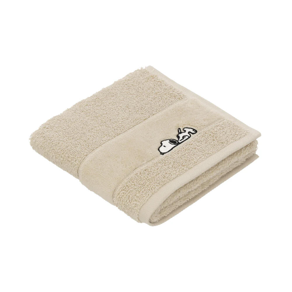 Gästetücher SLEEPY SNOOPY 2er-Set - 6100-tibet - Beige