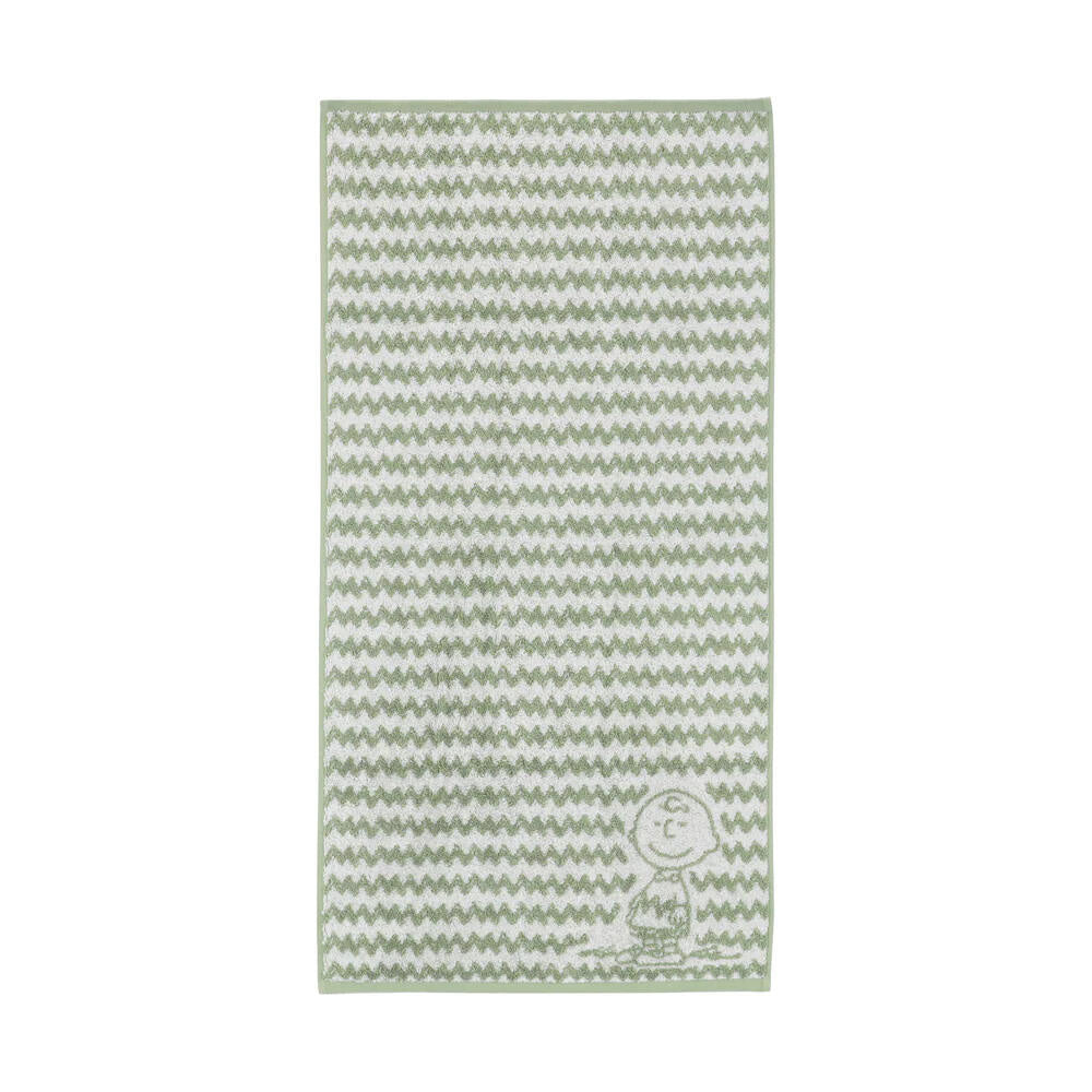 Handtuch CHARLIE BROWN - 0001-eucalyptus - Grün