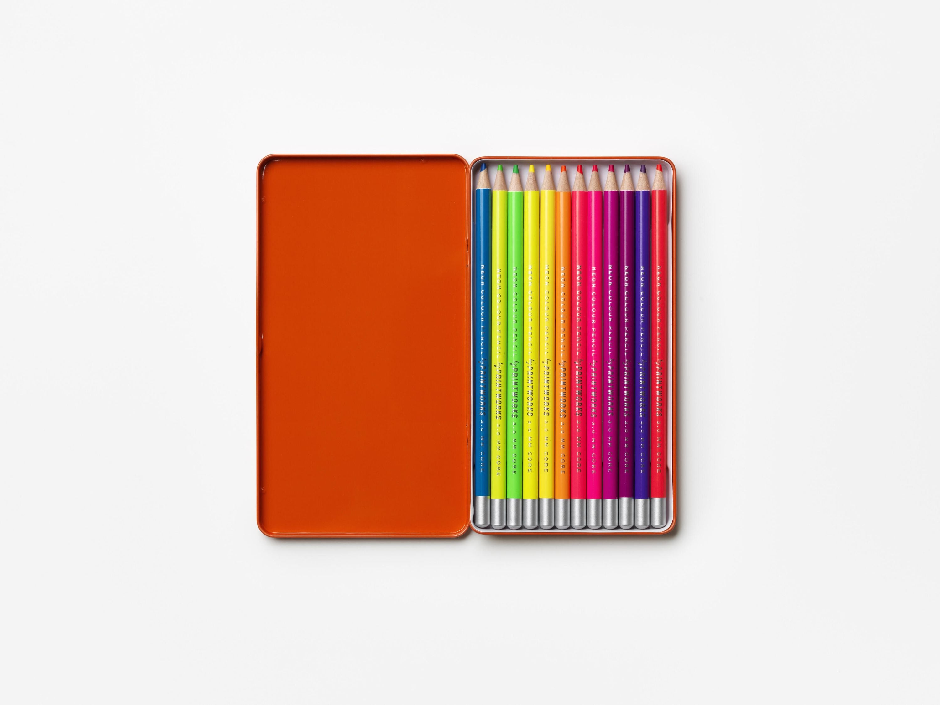 Buntstifte NEON - Orange - Mehrfarbig