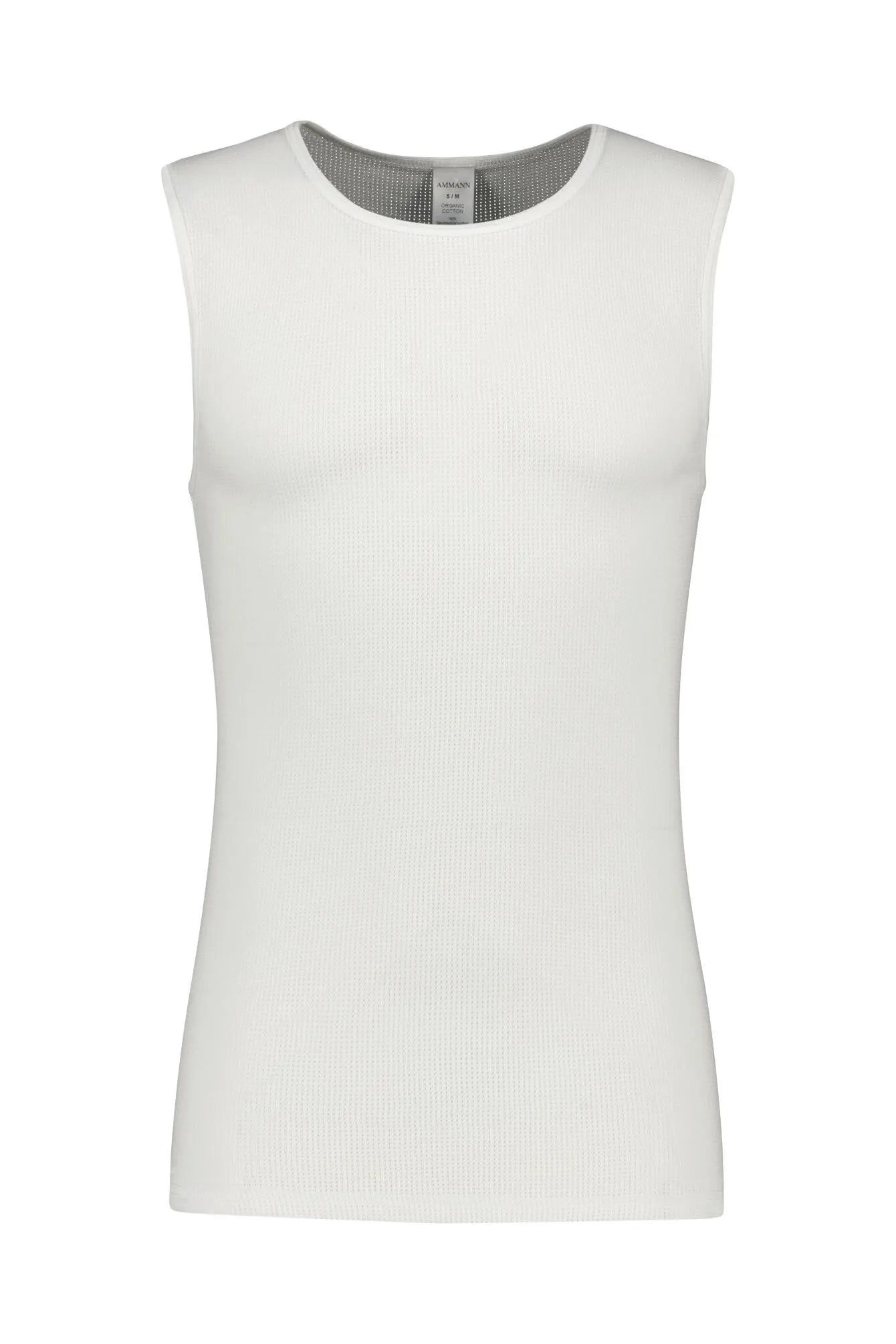 Cotton Air Tank Top, weiss