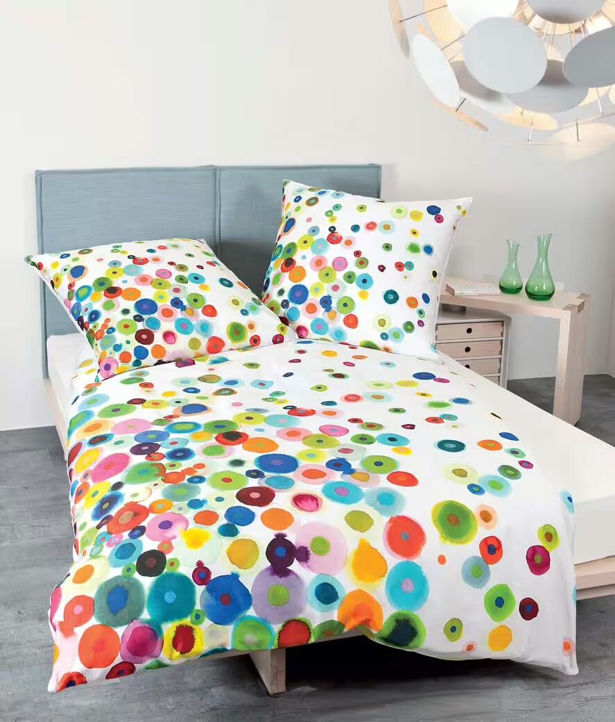 Bettwäsche MODERN ART aus Mako-Satin