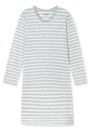 Langes gestreiftes Schlafshirt