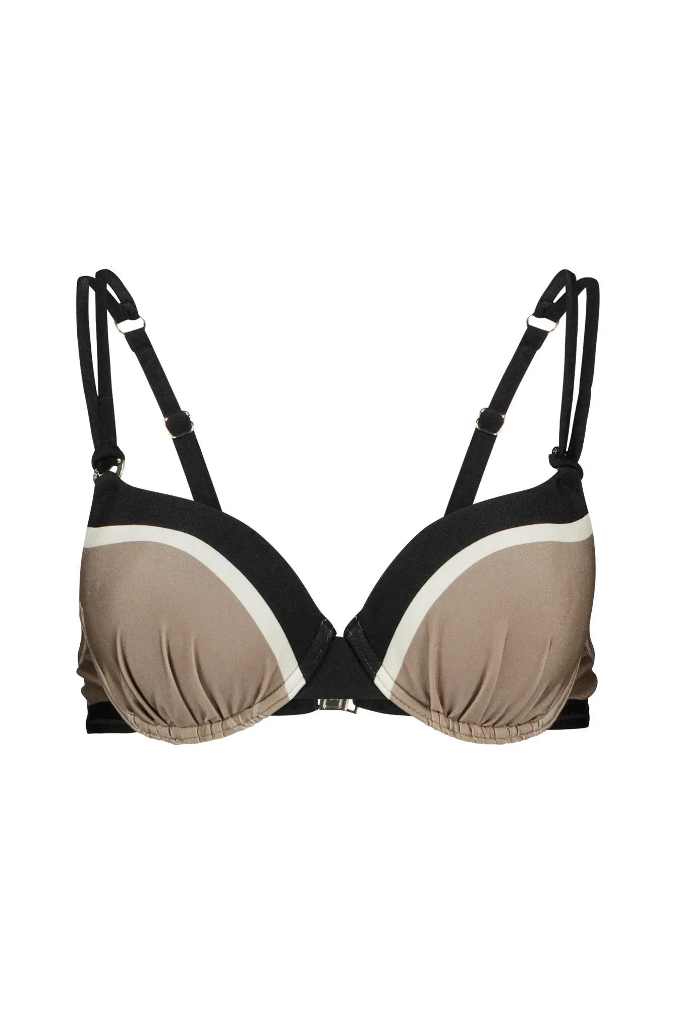 Bikini-Top in Blockfarben