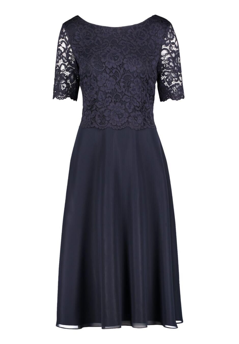 Cocktailkleid mit Spitzenstickerei