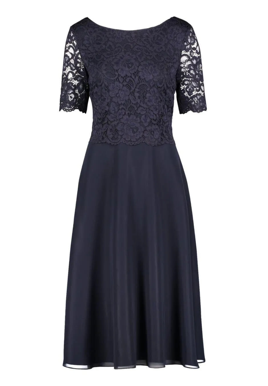 Cocktailkleid mit Spitzenstickerei
