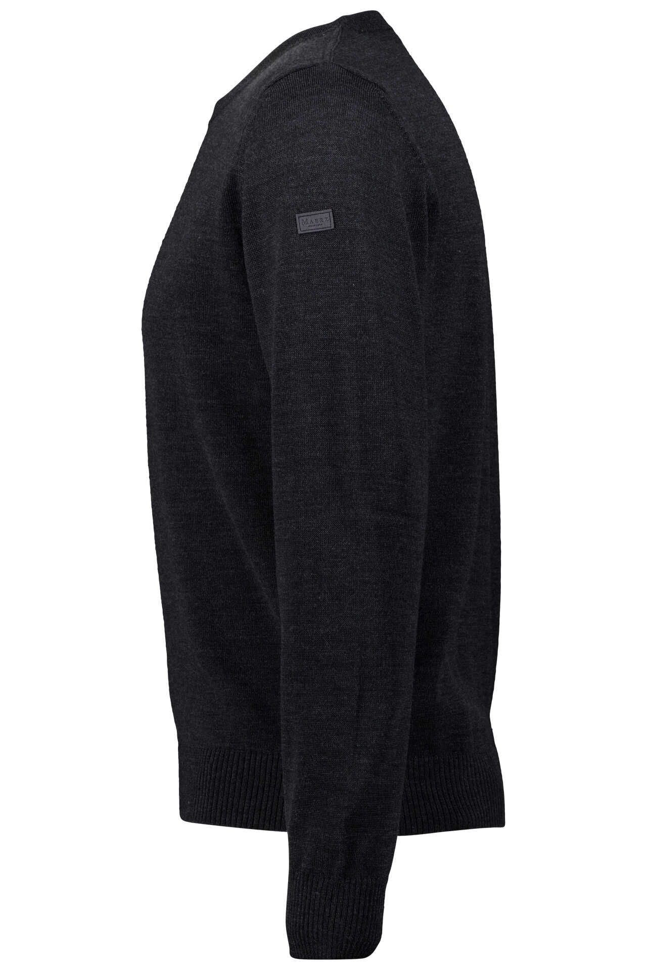 PULLOVER RUNDHALS 1/1 ARM, ANTHRAZIT