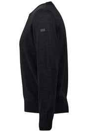 PULLOVER RUNDHALS 1/1 ARM, ANTHRAZIT