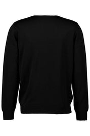 PULLOVER RUNDHALS 1/1 ARM, BLACK