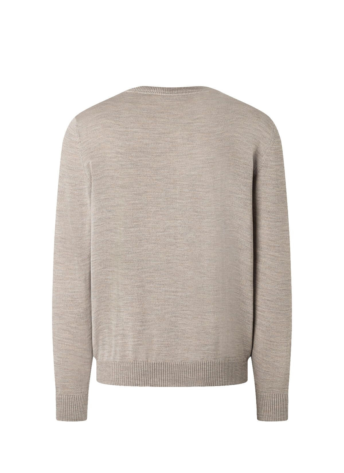 Pullover Rundhals 1/1 Arm, Iced Latte