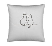 Kissenbezug ITS YOU & ME aus Mako-Satin