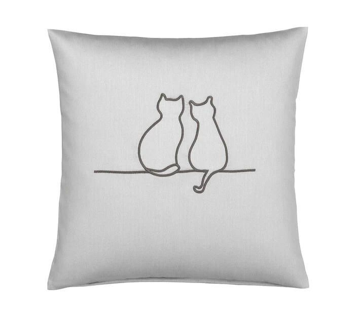 Kissenbezug ITS YOU & ME aus Mako-Satin
