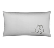 Kissenbezug ITS YOU & ME aus Mako-Satin