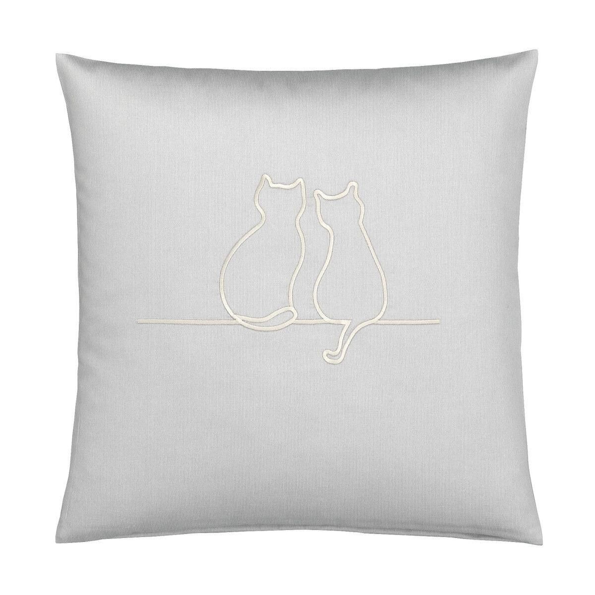 Kissenbezug ITS YOU & ME aus Mako-Satin