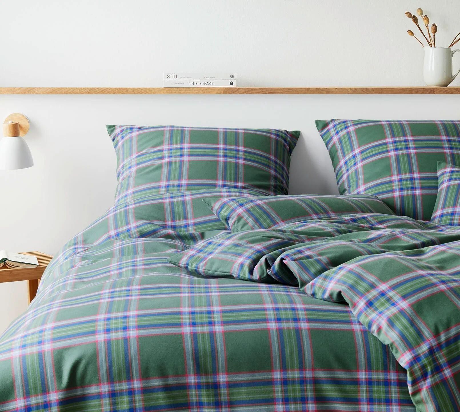 Bettbezug WESTMINSTER aus Baumwollflanell