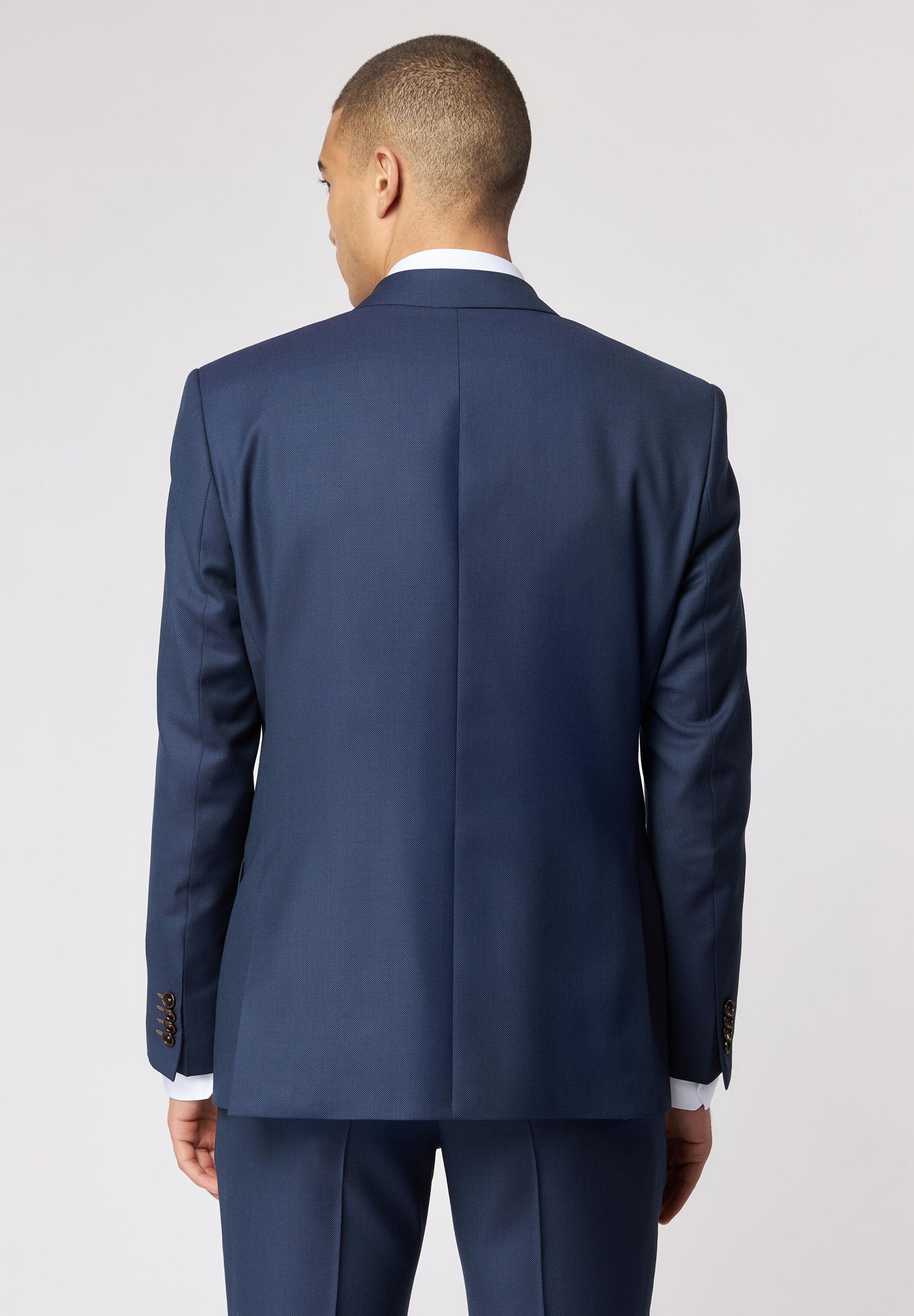 BAUKASTEN-SAKKO, DARK BLUE