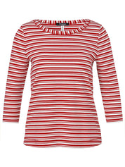 Langarmshirt gestreift aus Baumwolle