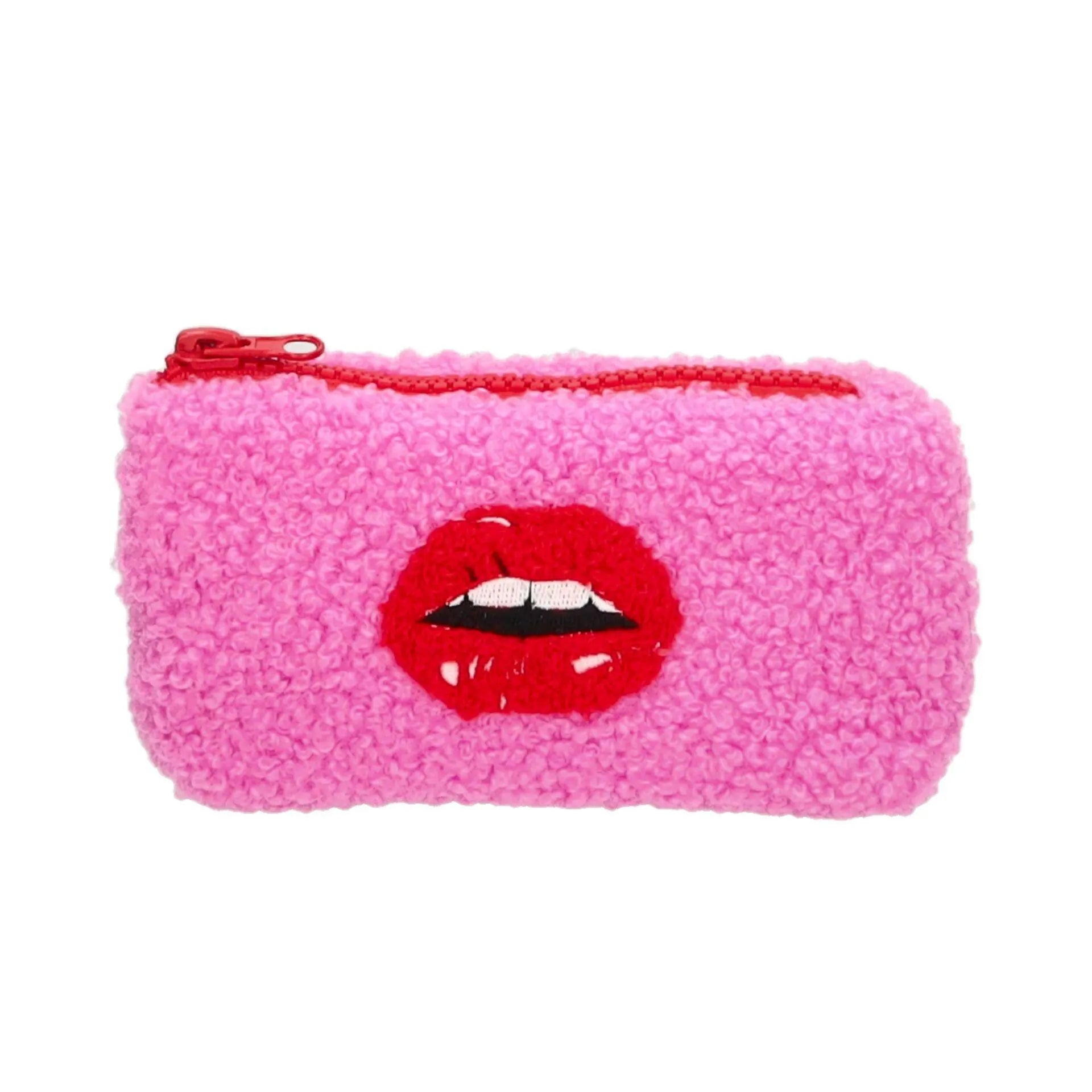 Kosmetiktasche LIPPEN aus Teddy
