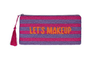Kosmetiktasche mit Perlen LET'S MAKEUP